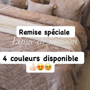 COUVRE LIT BOUTI 3 PIECE