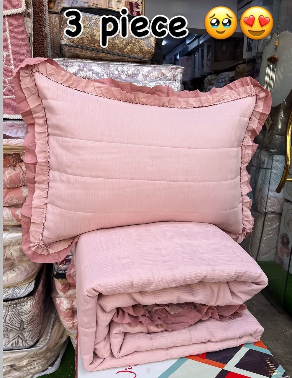 COUVRE LIT BOUTI 3 PIECE 230 250 CM - الصورة 6