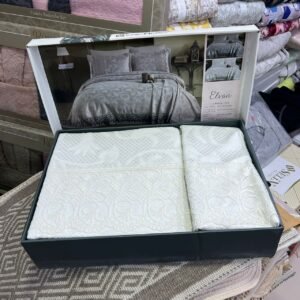 Ensemble Couvre lit de luxe 6 pièces 👰‍♀️🤵‍♂️ Haut de gamme 🧵 .