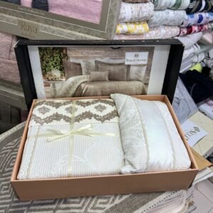 Ensemble Couvre lit de luxe 7 pièces 👰‍♀️🤵‍♂️ Haut de gamme 🧵 Produits turk.